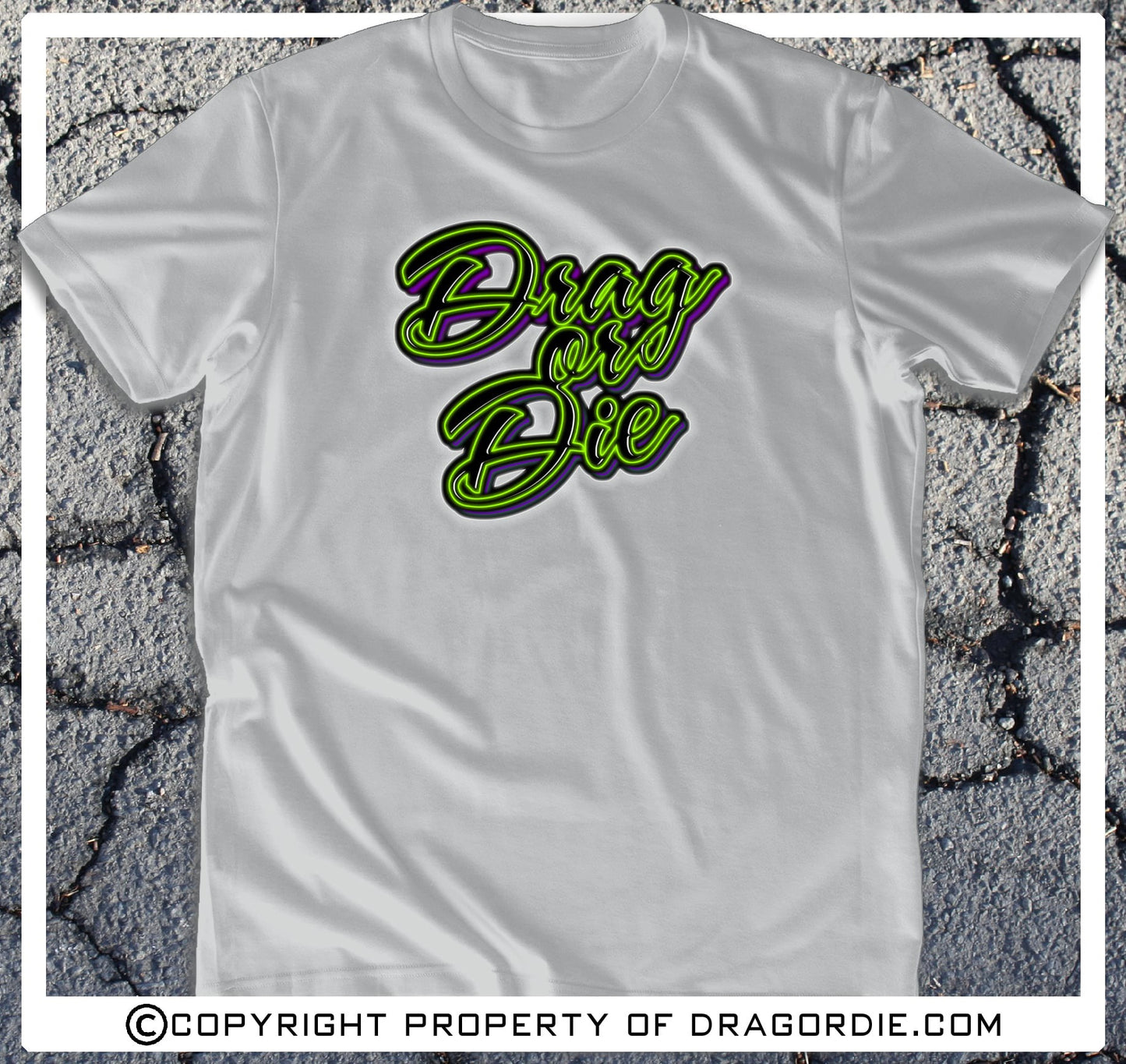 Drag Or Die Summer Nights T-Shirt White