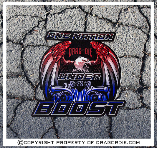 One Nation Under Boost Decal