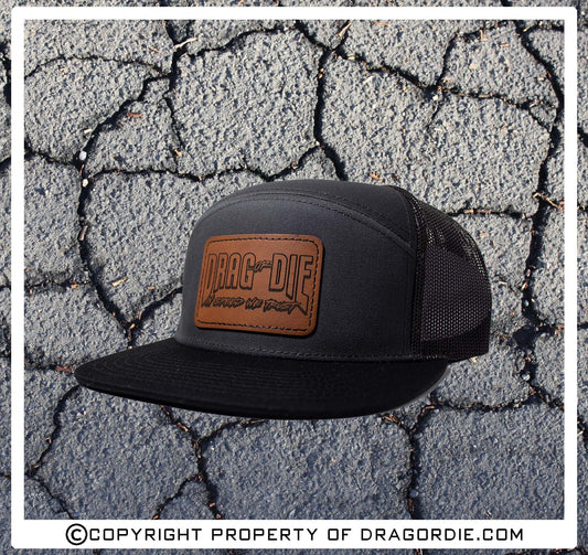 In Speed We Trust Leather Patch Hat