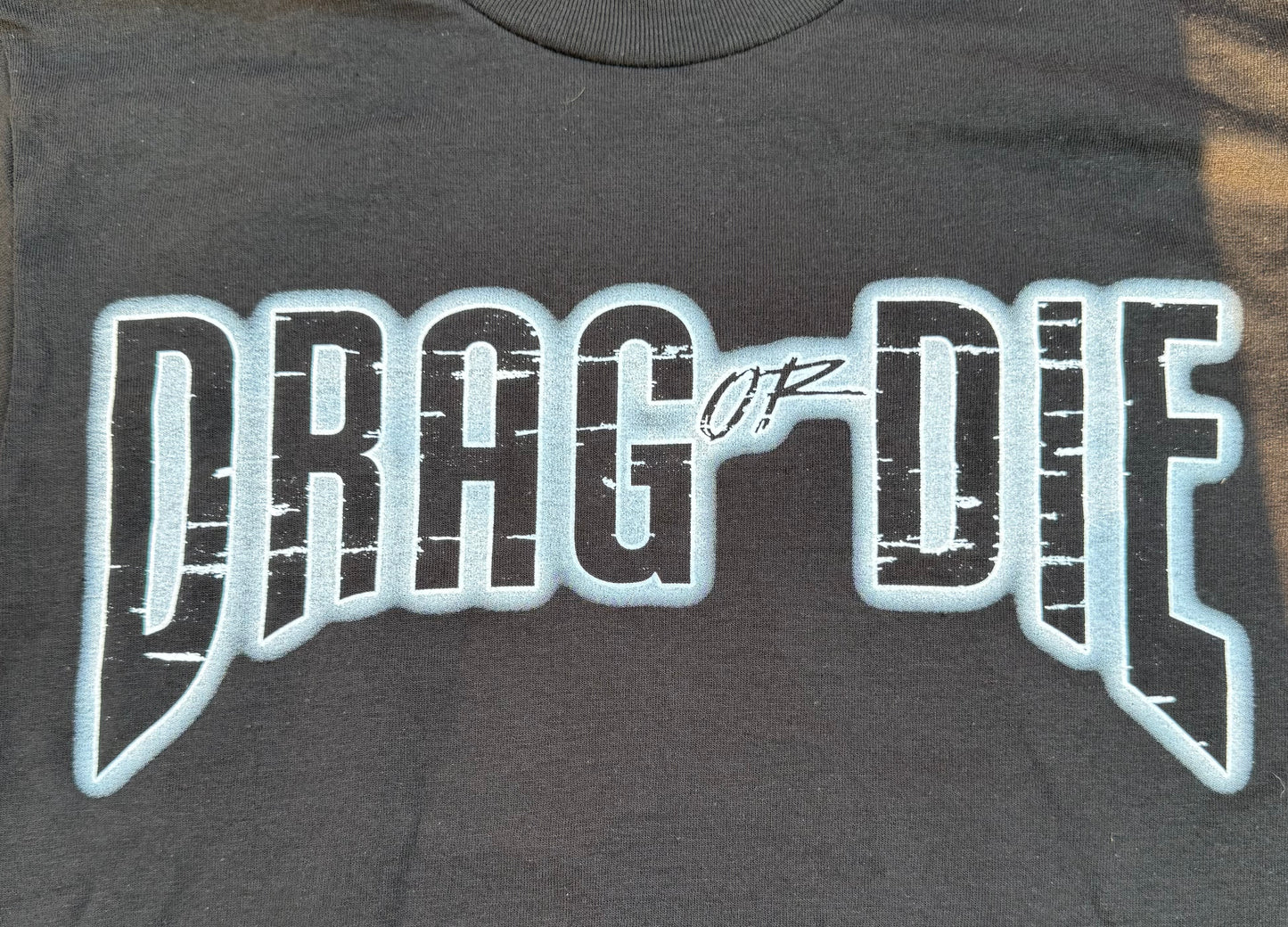 Drag Or Die Racers General Warning T-Shirt